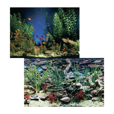 Penn-Plax Double Back Aquarama & Shalescape Background Roll 12In X 50 ft 030172131080