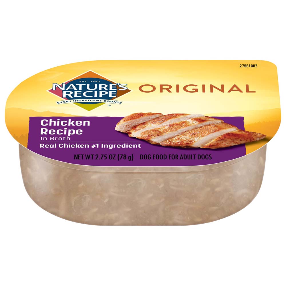 Nature's Recipe Original Wet Dog Food Chicken In Broth 12ea/2.75 oz, 24 pk 730521517526