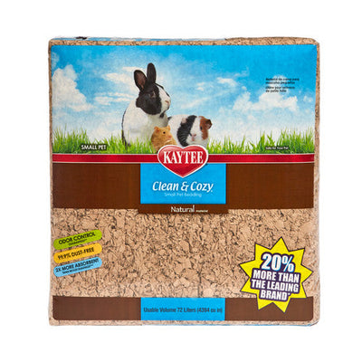 Kaytee Clean & Cozy Natural Small Animal Pet Bedding 72 Liters - Small - Pet