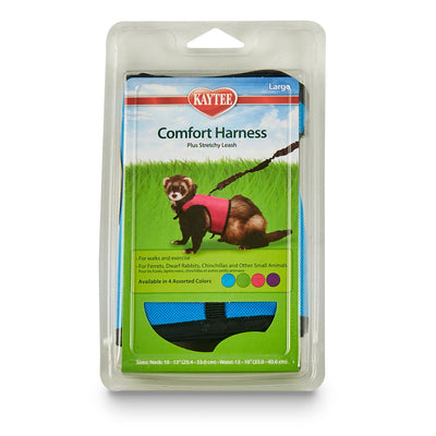 Kaytee Comfort Harness And Stretch Leash Large - Small - Pet