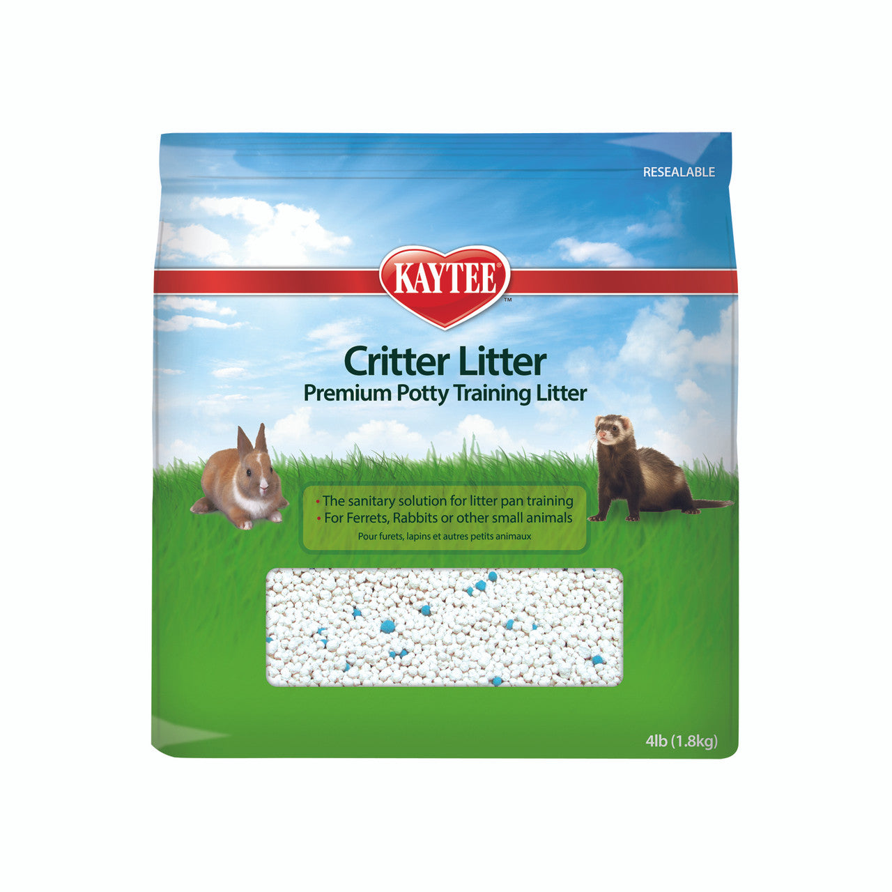 Kaytee Critter Litter Small Animal Premium Potty Training Litter, 4 Pound