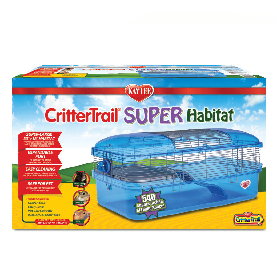 Kaytee CritterTrail SUPER Habitat 30β x 18β 16.5β - Small - Pet
