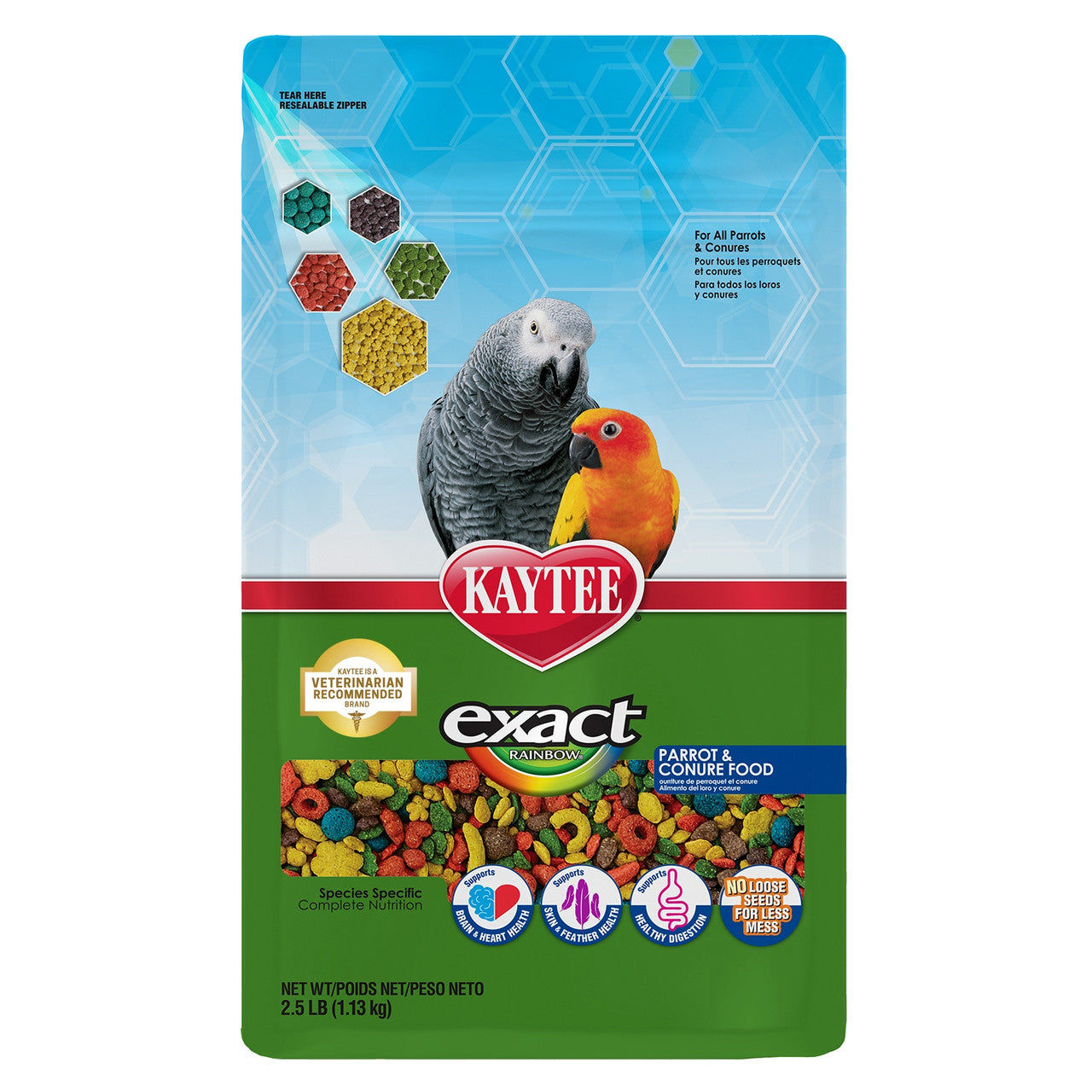 Kaytee Exact Rainbow Parrot & Conure 2.5 lb