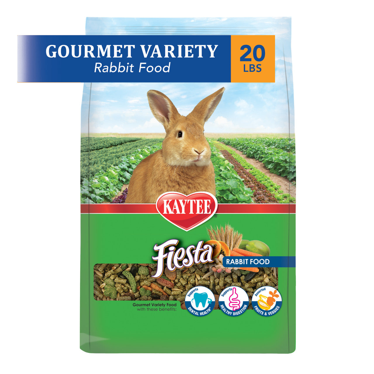 Kaytee Fiesta Rabbit Food 20 Pounds