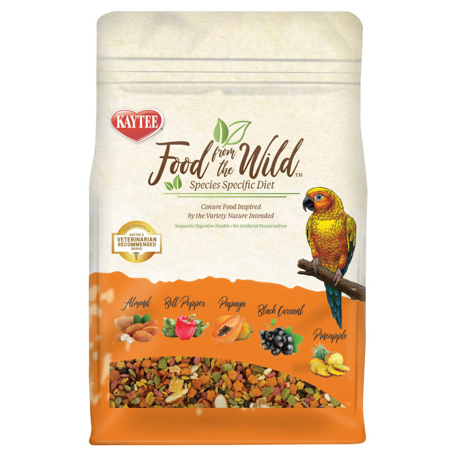 Kaytee Food from the Wild Conure 2.5 lb Hand Selected Ingredients - Bird