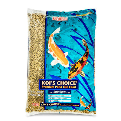 Kaytee Koi’s Choice Koi Floating Fish Food 10 LB Bag - Aquarium
