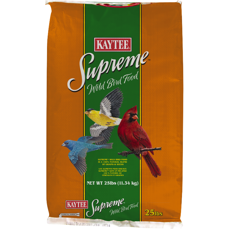 Kaytee Supreme Wild Bird Food 25 Pounds