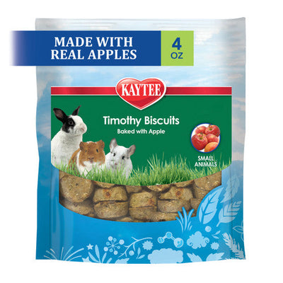 Kaytee Timothy Biscuits Baked Treat Apple 4 oz - Small - Pet