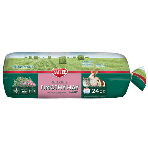 Kaytee Timothy Hay Plus Rose & Thyme 24 oz - Small - Pet