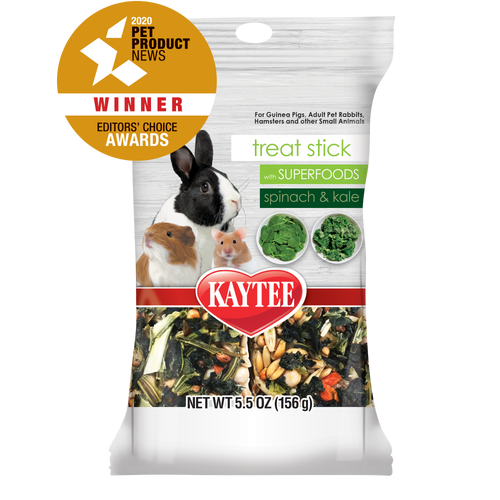 Kaytee Treat Stick With Superfood Spinach and Kale 5.5 Ounces - Small - Pet