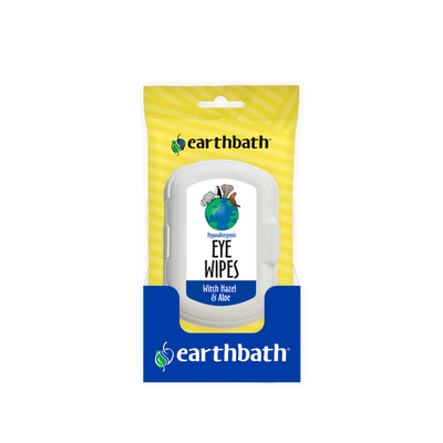 Earthbath Hypoallergenic Eye Wipes Counter Display 6ea/30 ct 602644028206
