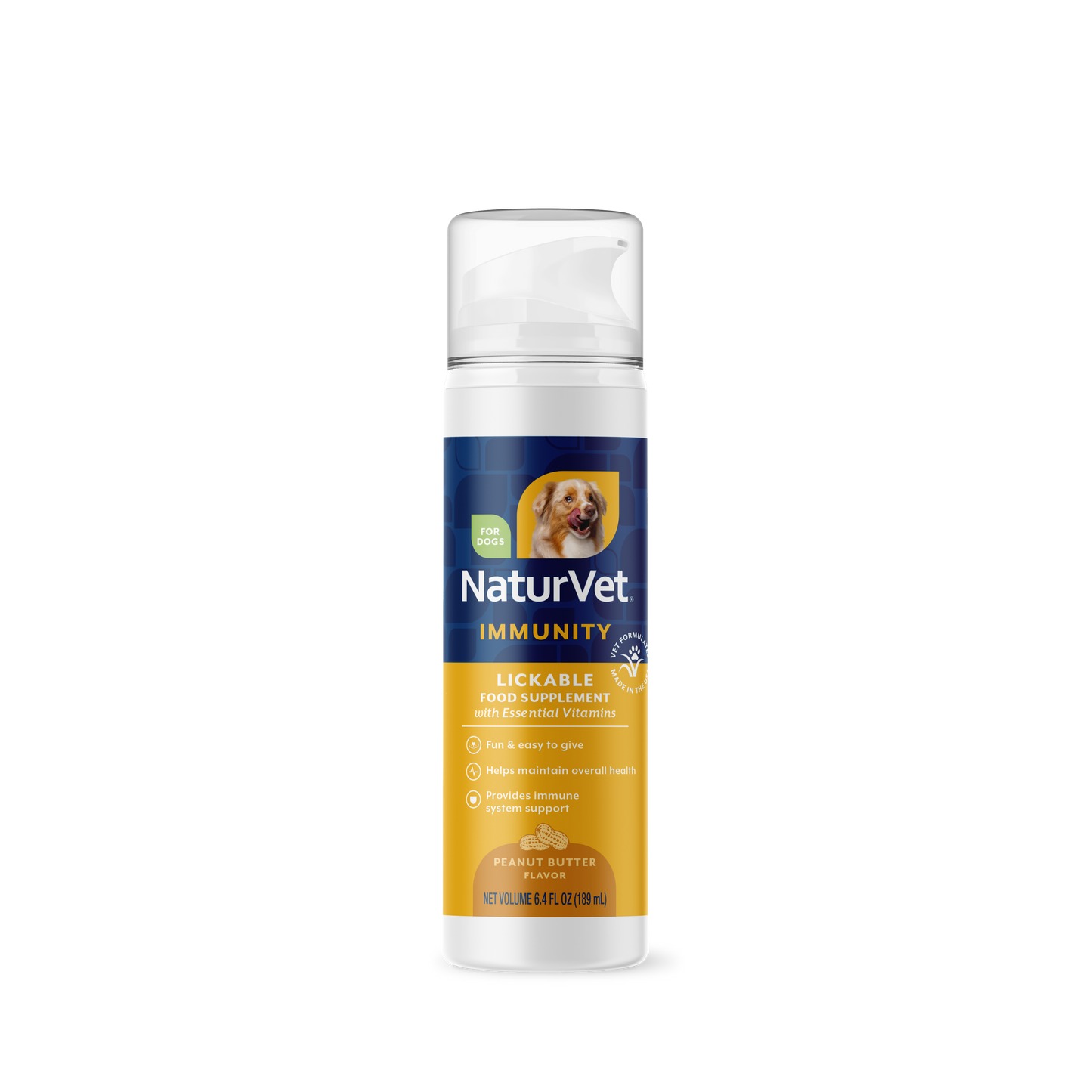 NaturVet Immunity Lickable Supplement for Dogs 6 oz 797801300728