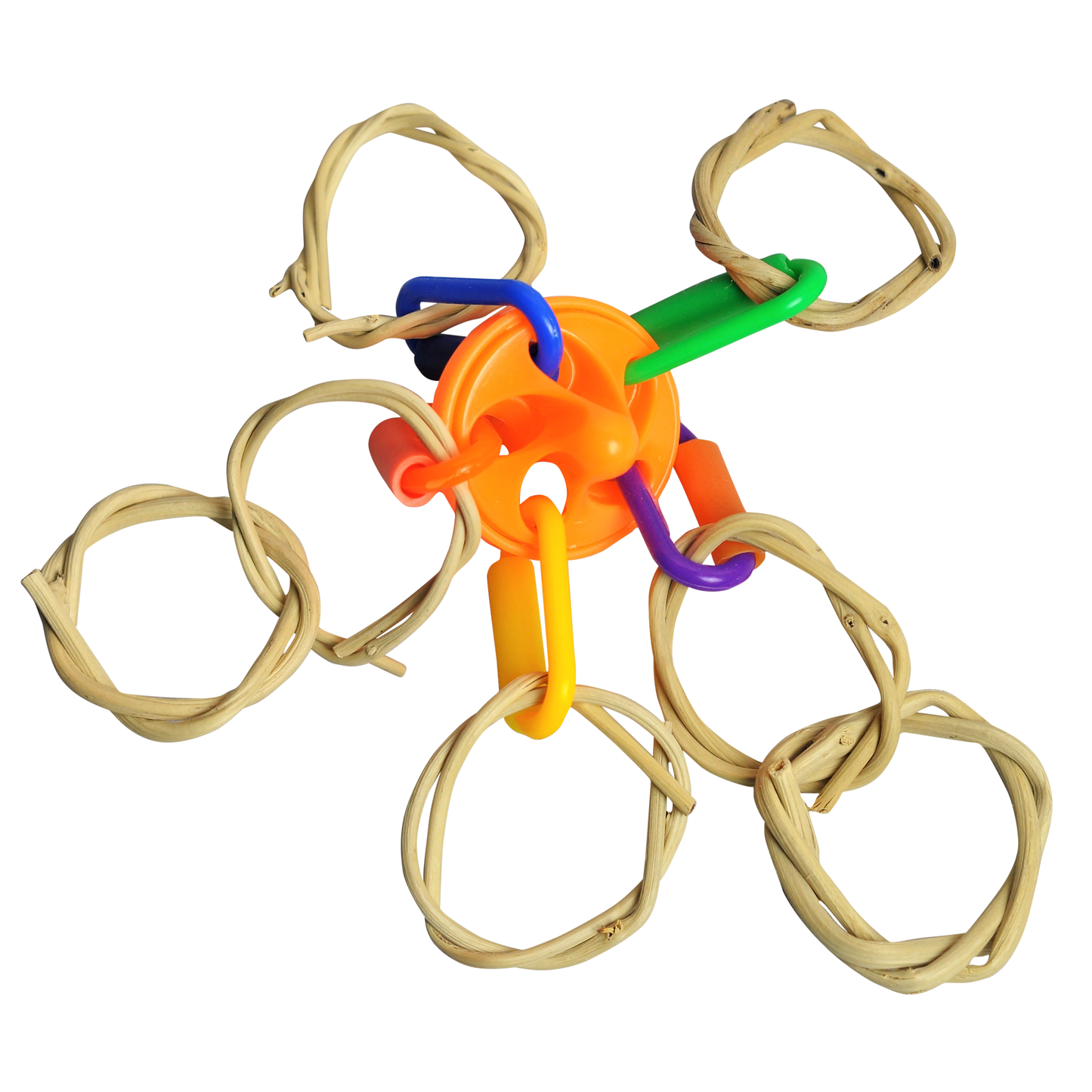 A & E Cages Happy Beaks U.F.O. Bird Toy 644472011142