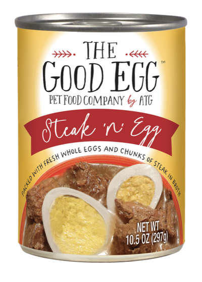 Against the Grain The Good Egg Steak 'n' Egg Canned Dog Food 12ea/10.5 oz 077627805028
