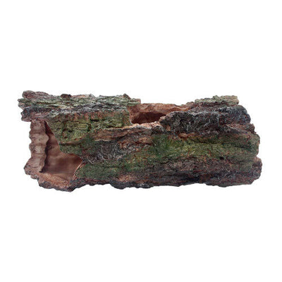 Komodo Forest Log Reptile Hideaway Brown/Green SM