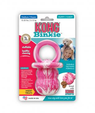 KONG Binkie Puppy Toy Assorted MD - Dog