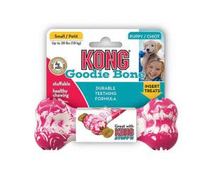 KONG Goodie Bone Puppy Toy Assorted SM - Dog