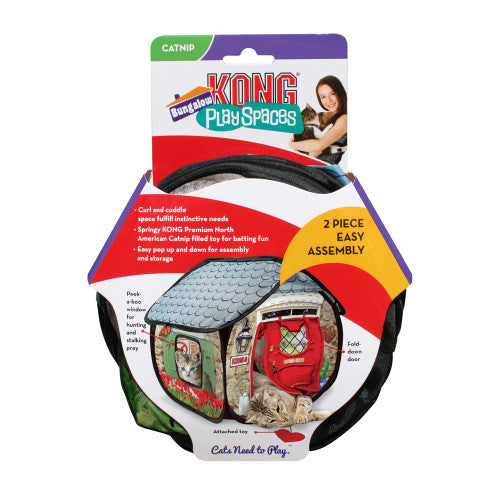 KONG Play Spaces Bungalow Cat Toy Multi - Color