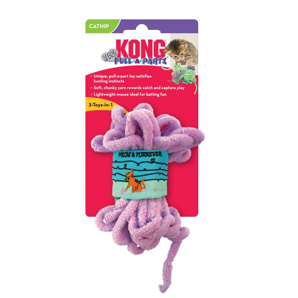 KONG Pull-A-Partz Yarnz Cat Toy