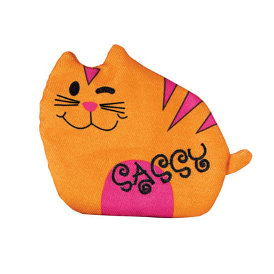 KONG Refillables Purrsonality Sassy Catnip Cat Toy Orange One Size