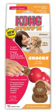 KONG Stuff’N Snacks Dog Treats Bacon & Cheese LG 12oz