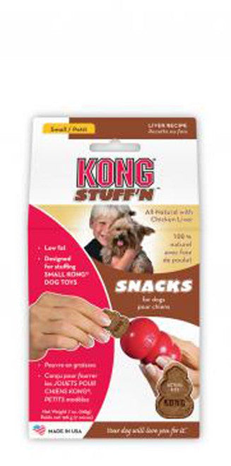 KONG Stuff’N Snacks Dog Treats Liver SM 8oz