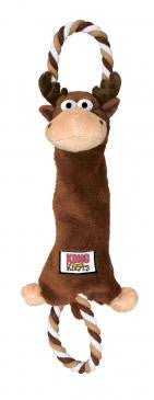 KONG Tugger Knots Moose Dog Toy Brown MD/LG