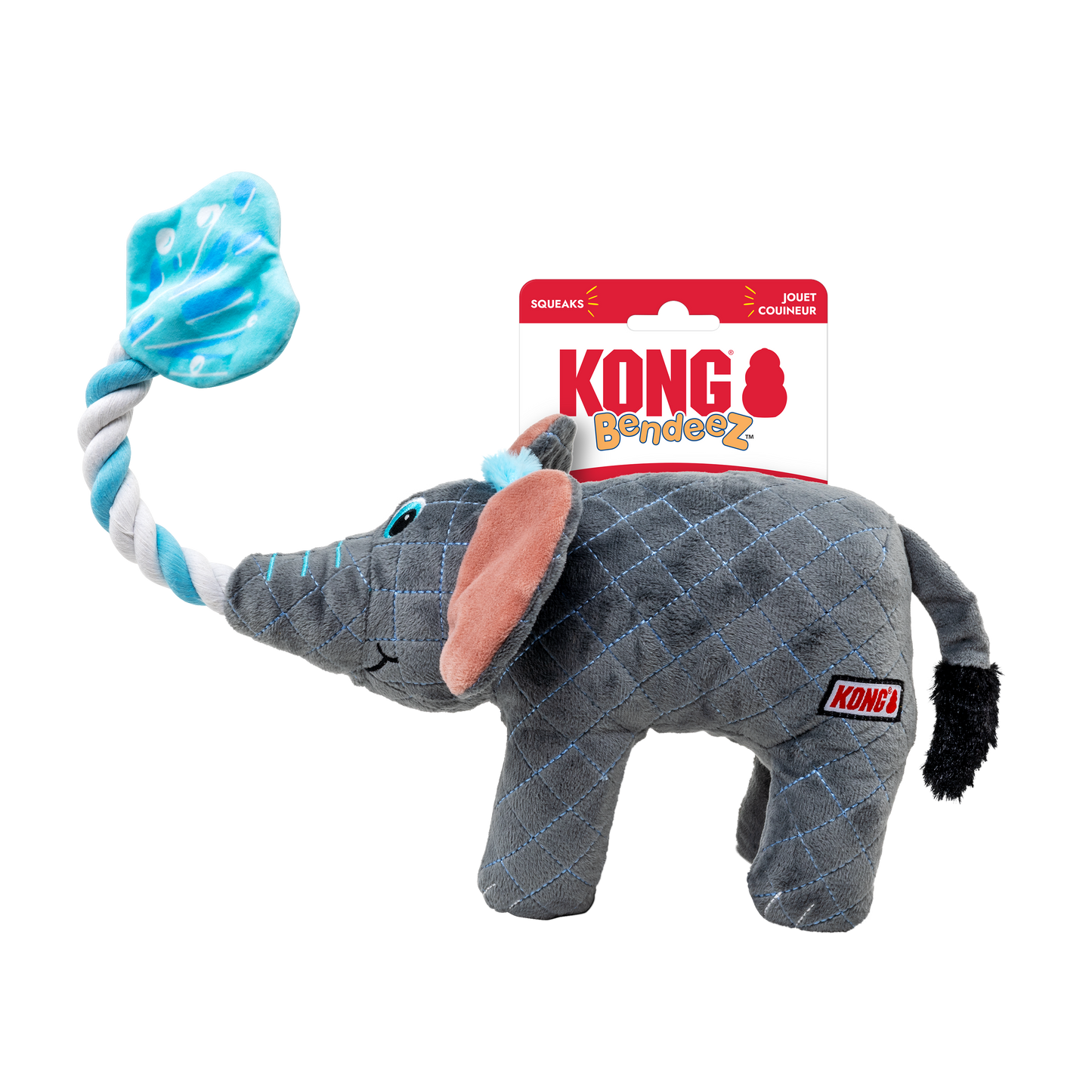 KONG Bendeez Dog Toy Elephant Large 035585533100
