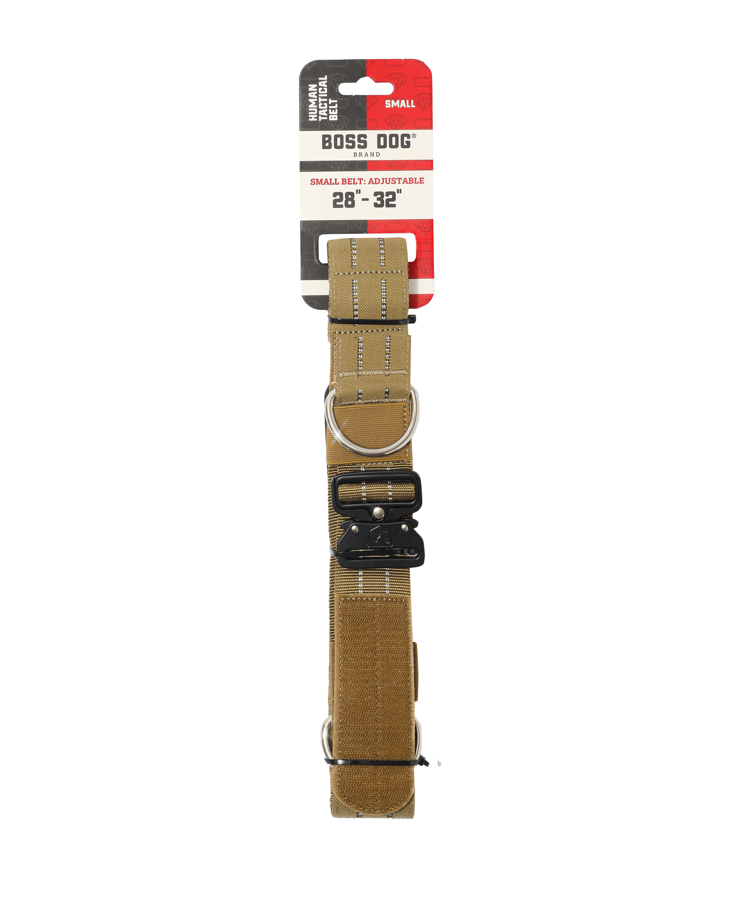 Boss Dog Human Boss Tactical Utility "Dog Walker" Belt Tan Small(28-32In Waist) 850065051161