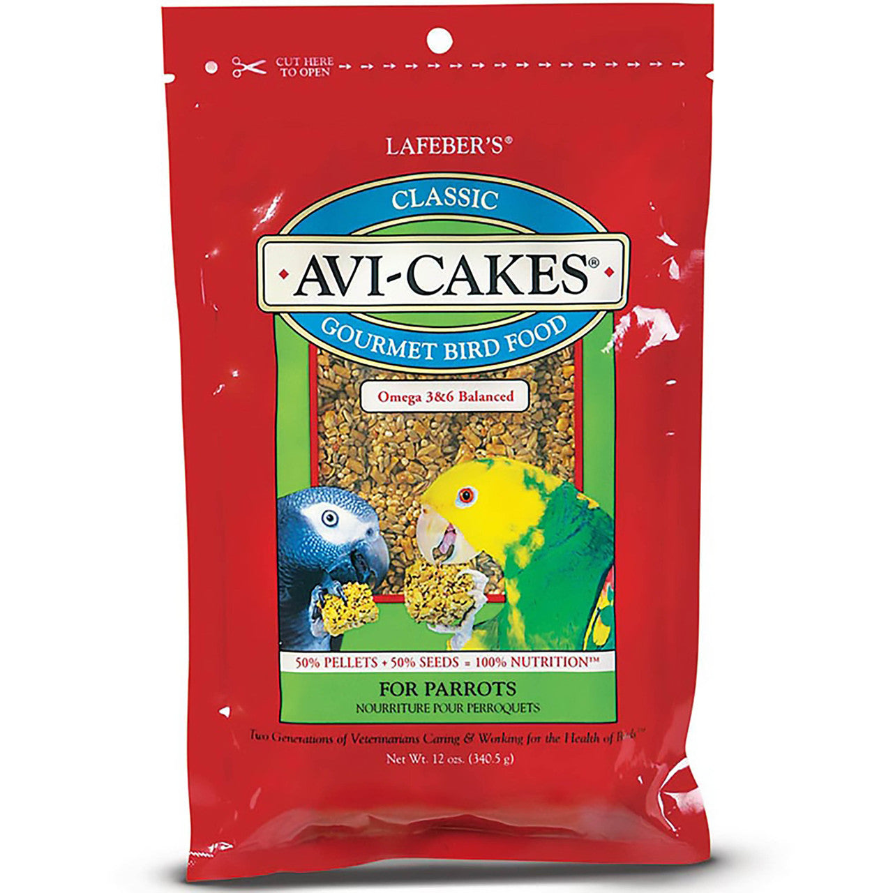 Lafeber Company Classic Avi-Cakes Parrot Treat 12oz