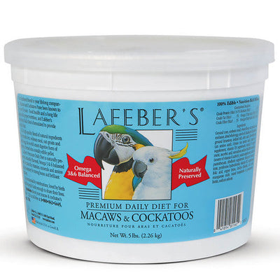 Lafeber Company Premium Daily Pellets for Macaws and Cockatoos 5lb - Bird