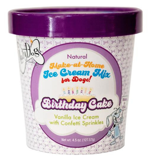 Lazy Dog Make at Home Ice Cream Mix Birthday Cake Flavor 4.5 oz 814272013244