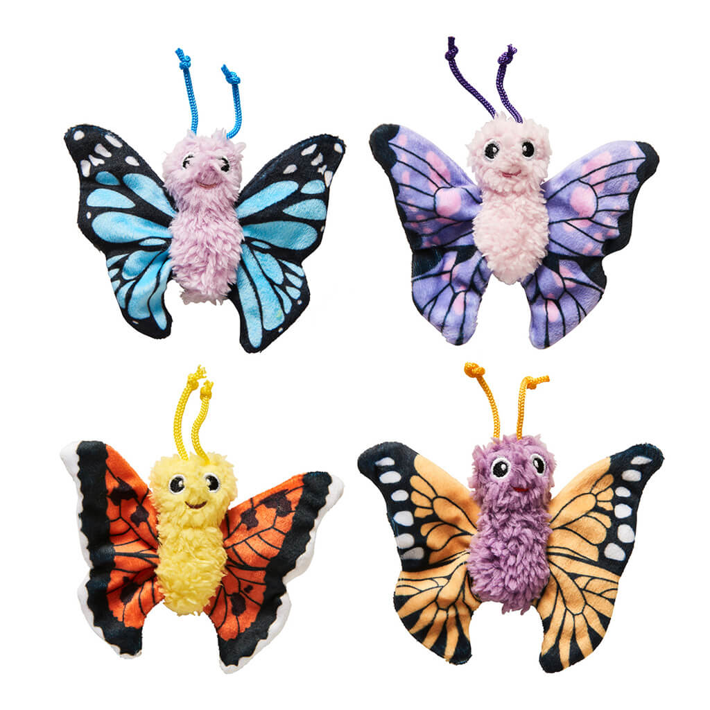Spot Love The Earth Butterfly Cat Toy Assorted Color 4 in 077234521762
