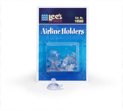 Lees Airline Holder Clear 6 Count - Aquarium