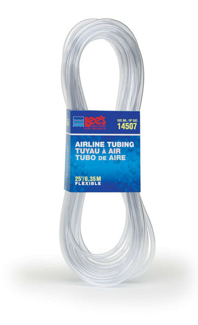 Lees Flex Airline Tubing Clear 3/16 in X 25 ft - Aquarium