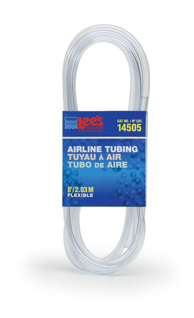 Lees Flex Airline Tubing Clear 3/16 in X 8 ft - Aquarium