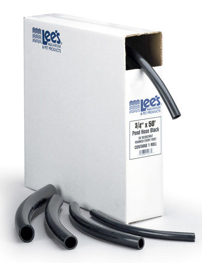 Lees Flex Pond Hose/Tubing Black 3/4 in X 50 ft - Aquarium
