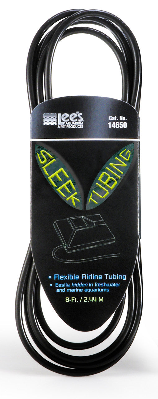 Lees Sleek Flex Sleeve Tubing Black 3/16 in X 8 ft