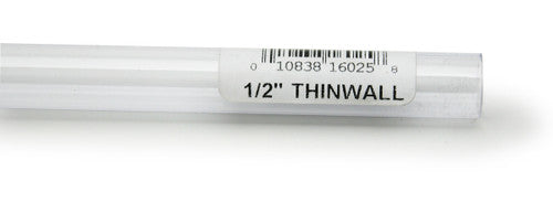 Lees Thinwall Rigid Aquarium Tubing Clear 1/2 in x 36