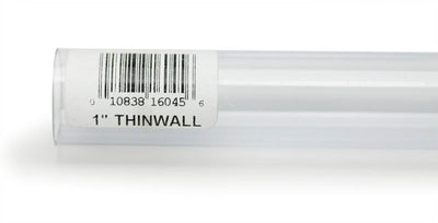 Lees Thinwall Rigid Aquarium Tubing Clear 1 in x 36 in