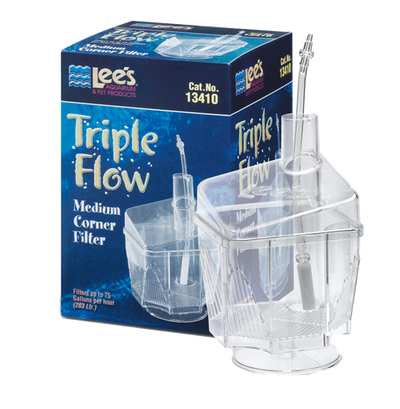 Lees Triple - Flow Corner Filter Clear MD - Aquarium