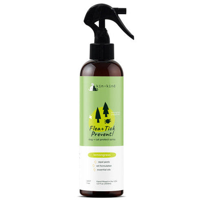 Lemongrass Natural Flea & Tick Plant - Based Repel Spray 12 oz - Dog
