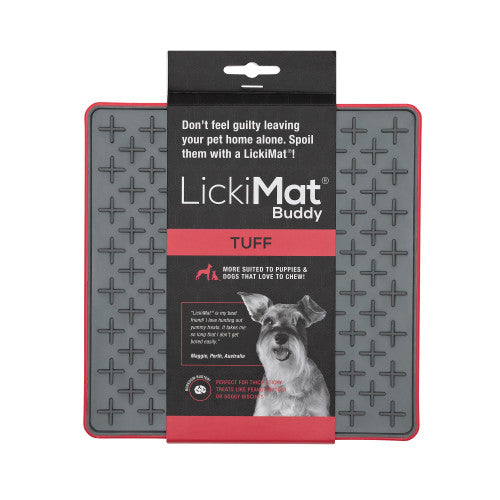 LickiMat Tuff Buddy Red - Dog