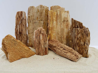 Lifegard Aquatics Burma Petrified Stone Brown 44lb MD - Aquarium