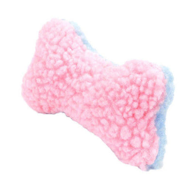 Lil Pals Li’l Fleece Dog Toys Bone 4.5 in (D)