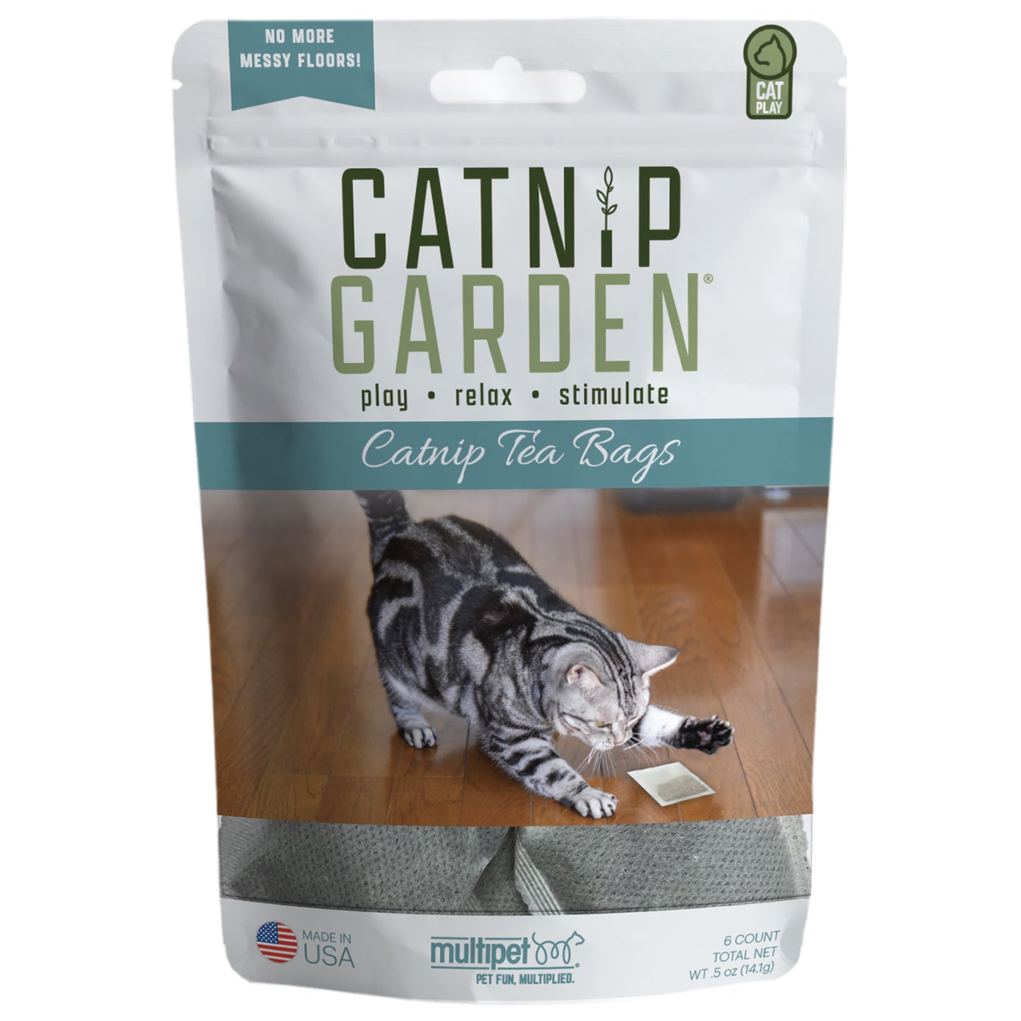 Multipet Catnip Garden North American Catnip 6 ct 784369205381
