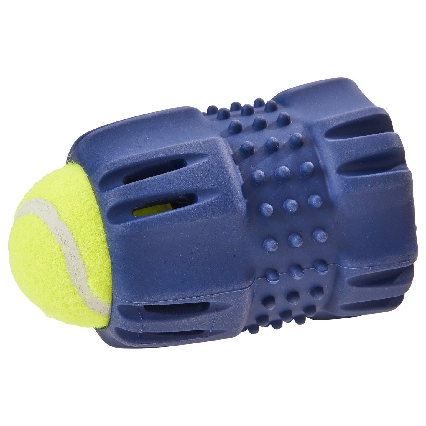 Spot Barrett Tough Tennis Jumble Dog Toy Blue Blue Small 077234548028
