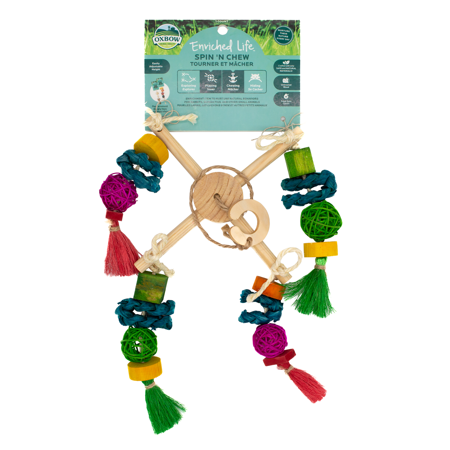 Oxbow Animal Health Enriched Life Spin 'n Chew Small Animal Chew Toy 744845968797