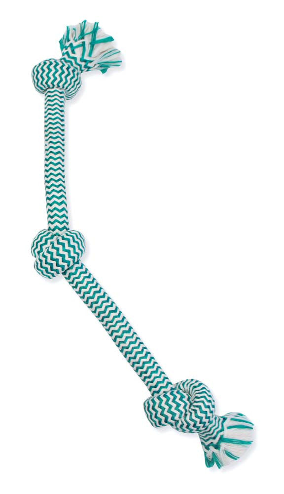 Mammoth EXTRA FRESH 3 Knot Tug Toy Multi-Color 25in LG