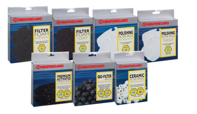 Marineland Polishing Filter Pads for Canister Filters White Rite - Size T 2 Pack - Aquarium